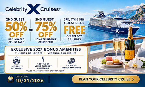 Celebrity Cruises Indulgence Package