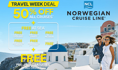 Norwegian Cruise Line Travel Week Deal