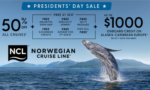 Norwegian Cruise Line - President's Day Sale